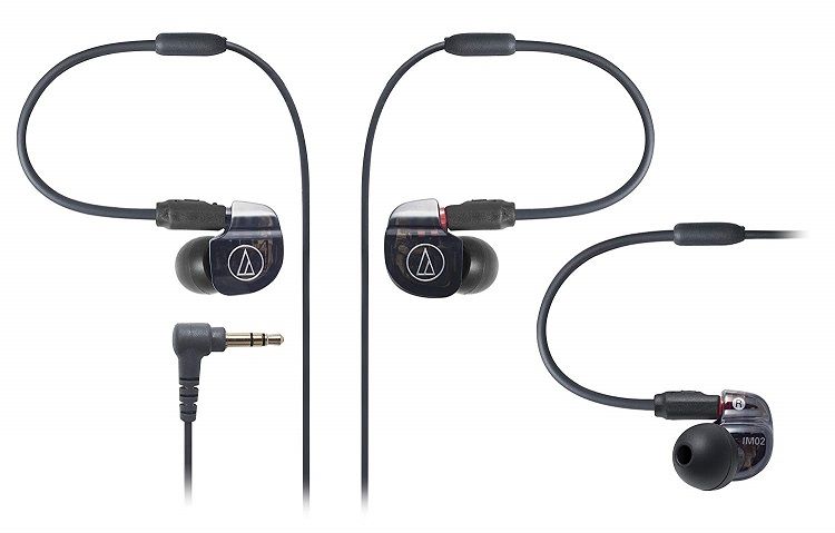 Audio Technica ATH-IM02 SonicPro Balanced In-Ear Monitor Headphones