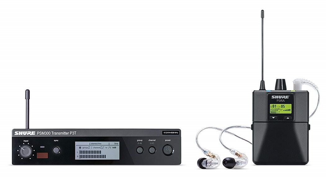 Shure-P3TRA215CL-PSM300-Wireless-Stereo-Personal-Monitor-System