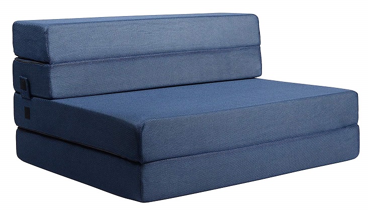 Milliard Tri-Fold Foam Folding Mattress and Sofa Bed