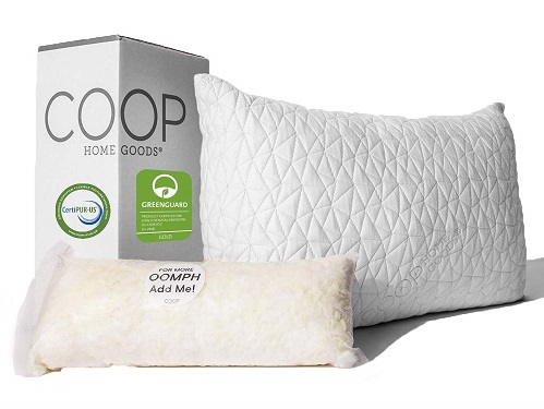 Adjustable Shredded Memory Foam Pillow with Viscose Rayon Cover